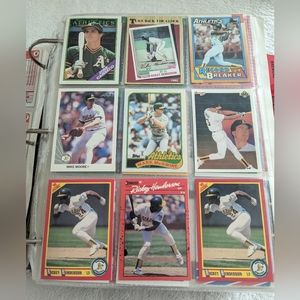Athletics Baseball Card Bundle